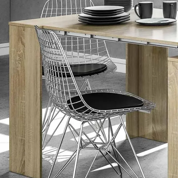 Tavolo consolle allungabile 51/237cm rovere naturale Asia Gihome®