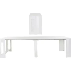 Tavolo consolle allungabile 50-300cm bianco frassinato Zenzero