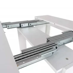 Tavolo consolle allungabile 52/238cm moderno nobilitato bianco frassinato Virginia