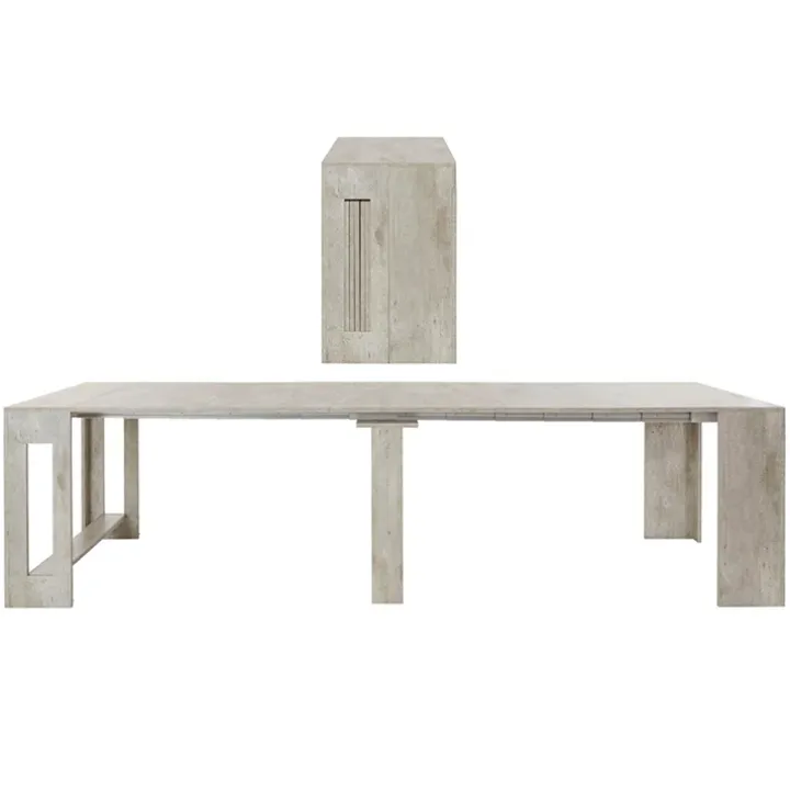 Tavolo consolle allungabile 50-300cm ossido Zenzero
