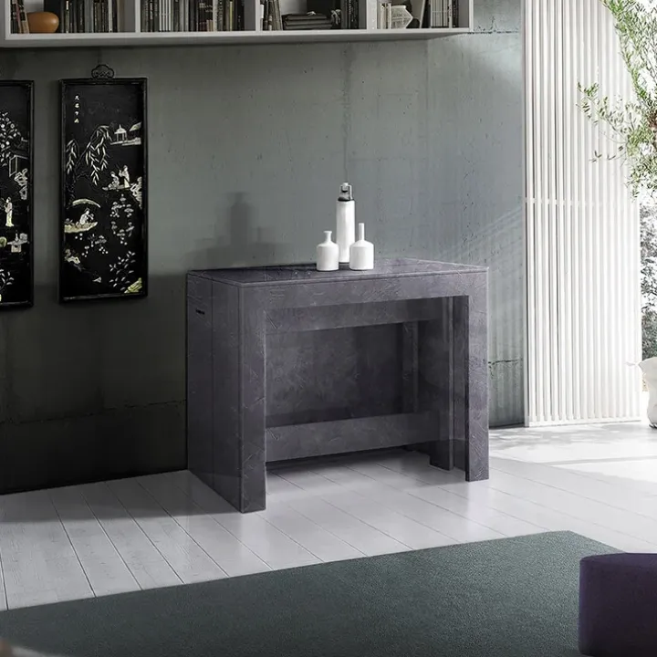 Tavolo consolle allungabile 50-300cm ossido Zenzero