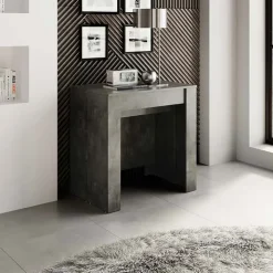 Tavolo consolle allungabile 54/252cm ossido nobilitato Violette