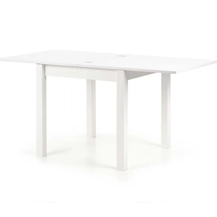 Tavolo da pranzo allungabile moderno 80/160cm bianco frassinato Akainu