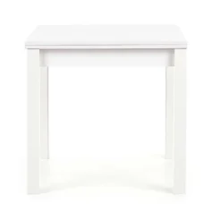 Tavolo da pranzo allungabile moderno 80/160cm bianco frassinato Akainu