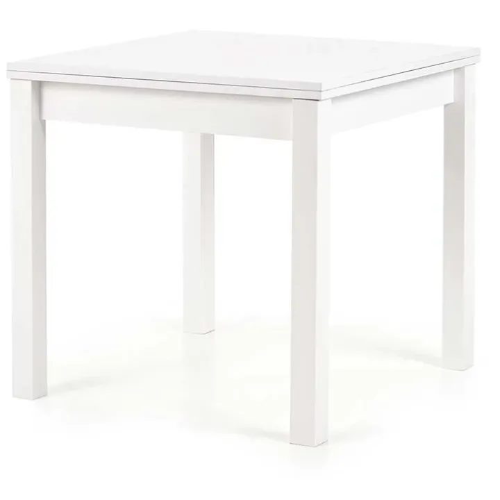 Tavolo da pranzo allungabile moderno 80/160cm bianco frassinato Akainu