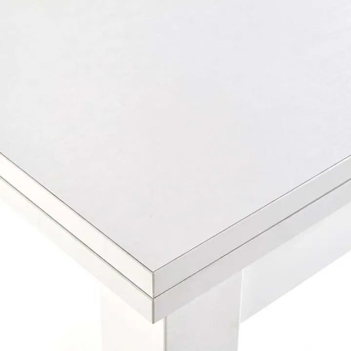 Tavolo da pranzo allungabile moderno 80/160cm bianco frassinato Akainu