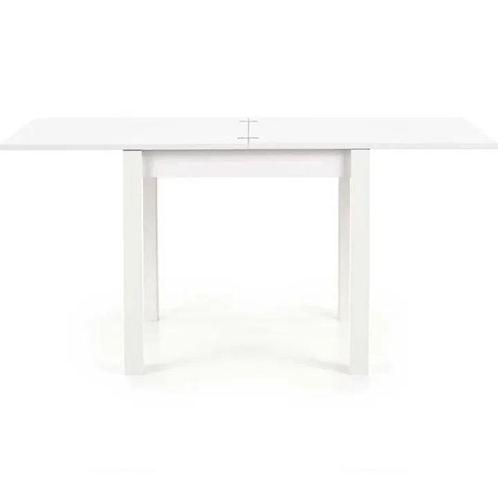 Tavolo da pranzo allungabile moderno 80/160cm bianco frassinato Akainu