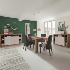 Tavolo da pranzo allungabile 137/185 cm rovere scuro Trilogy