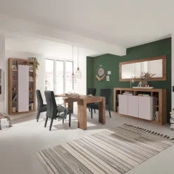 Tavolo da pranzo allungabile 137/185 cm rovere scuro Trilogy
