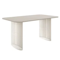 Tavolo da pranzo allungabile 160/236x90 cm industrial cashmere metallo cashmere Hexa