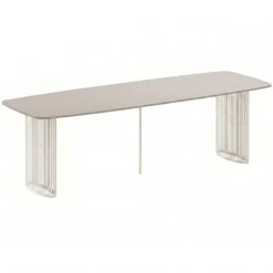 Tavolo da pranzo allungabile 160/236x90 cm industrial cashmere metallo cashmere Hexa