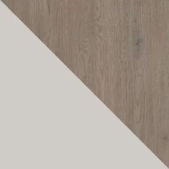 Tavolo da pranzo allungabile 160/236x90 cm industrial rovere scuro metallo cashmere Hexa