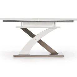 Tavolo da pranzo allungabile 160/220cm moderno bianco lucido Iride Gihome®
