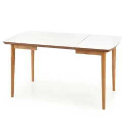 Tavolo da pranzo allungabile 90/190cm bianco opaco rovere Mostar