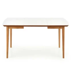 Tavolo da pranzo allungabile 90/190cm bianco opaco rovere Mostar