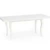 Tavolo da pranzo allungabile moderno 160/240cm bianco Lovoon