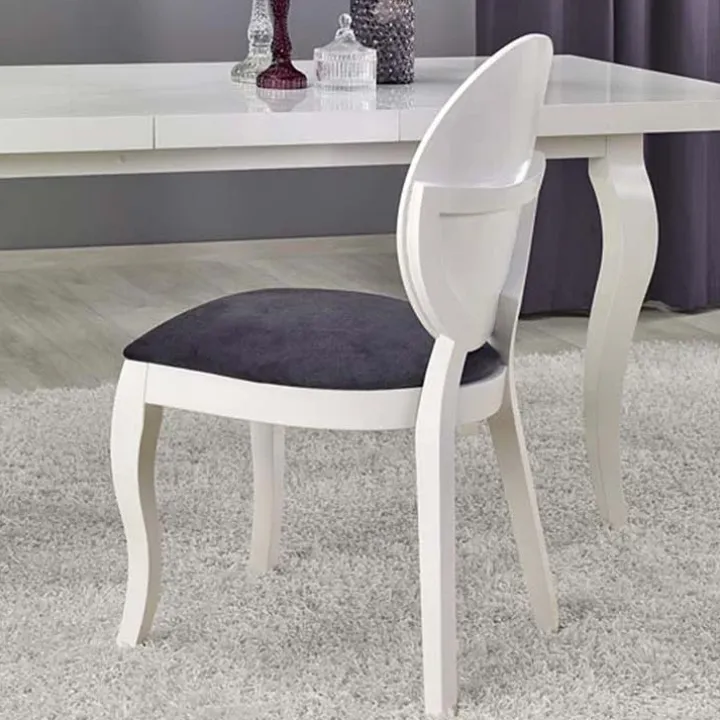 Tavolo da pranzo allungabile moderno 160/240cm bianco Lovoon
