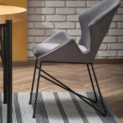 Tavolo da pranzo allungabile moderno 100/300cm rovere nero Wally