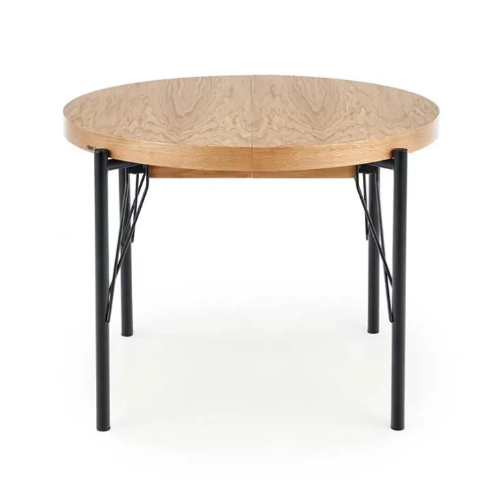 Tavolo da pranzo allungabile moderno 100/300cm rovere nero Wally
