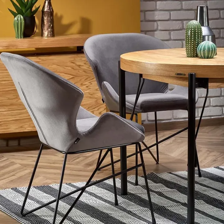 Tavolo da pranzo allungabile moderno 100/300cm rovere nero Wally