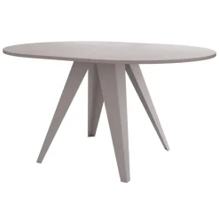 Tavolo da pranzo allungabile 100/138x100 cm rotondo industrial cashmere metallo cashmere Cortex