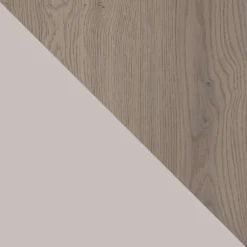Tavolo da pranzo allungabile 180/256x110cm industrial rovere scuro metallo cashmere Rail