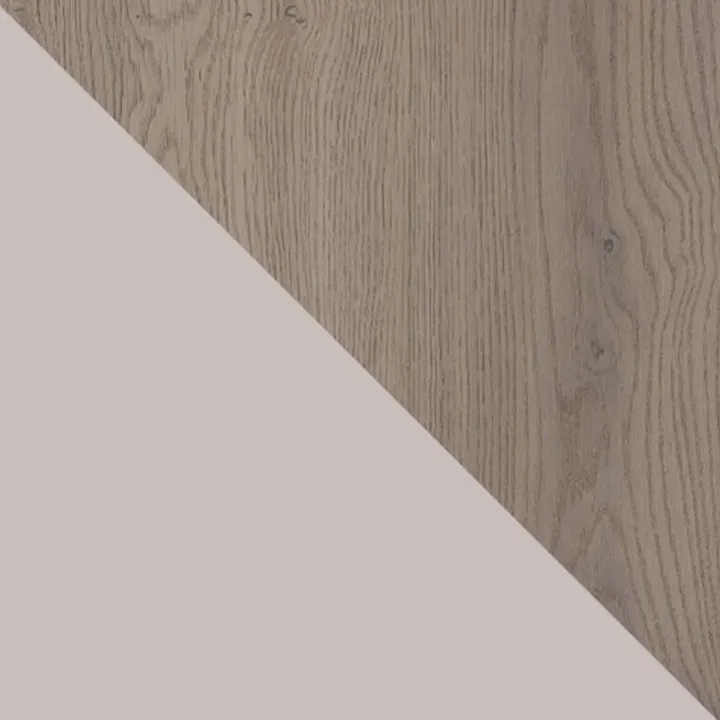 Tavolo da pranzo allungabile 180/256x110cm industrial rovere scuro metallo cashmere Rail