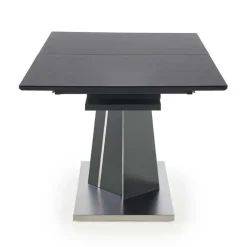 Tavolo in vetro allungabile moderno 160/200cm grigio scuro Curtis