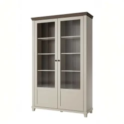 Vetrina soggiorno 126x200h cm 2 ante beige Texel