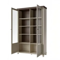 Vetrina soggiorno 126x200h cm 2 ante beige Texel