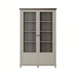 Vetrina soggiorno 126x200h cm 2 ante beige Texel