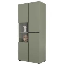 Vetrina 80x184h cm 4 ante verde Lolla