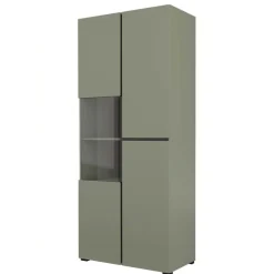 Vetrina 80x184h cm 4 ante verde Lolla