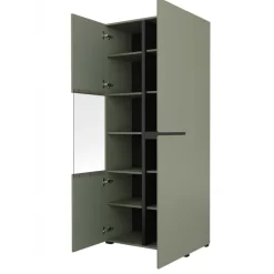 Vetrina 80x184h cm 4 ante verde Lolla