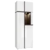 Vetrina 70x197h cm soggiorno moderno bianco opaco e lucido Mackay Gihome®