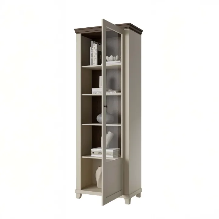 Vetrinetta 71x200h cm 1 anta apertura a sinistra beige Texel
