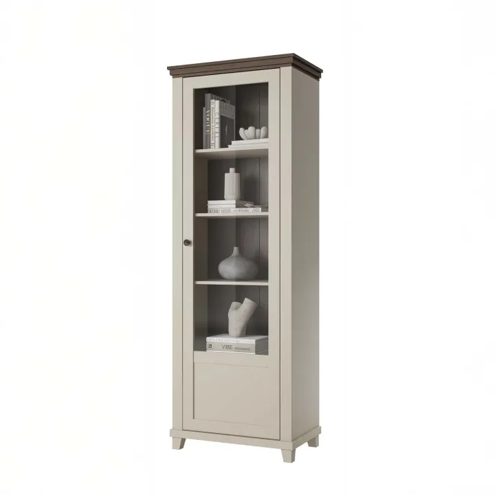 Vetrinetta 71x200h cm 1 anta apertura a sinistra beige Texel
