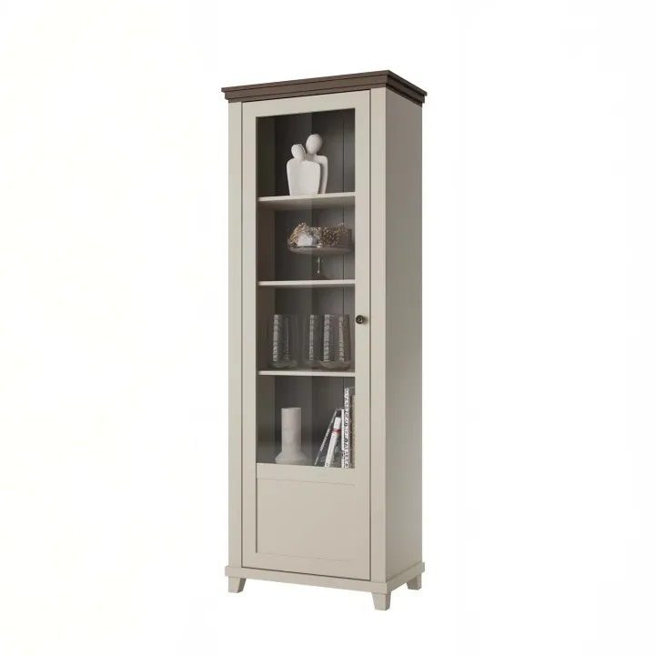 Vetrinetta 71x200h cm 1 anta apertura a destra beige Texel