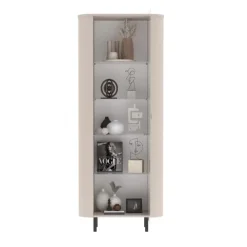 Vetrinetta 80x200h cm 1 anta beige cashmere Lucrezia