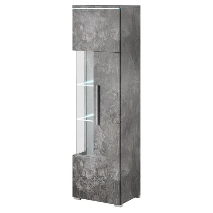 Vetrinetta 45x160h cm 1 anta destra ossido Frisk