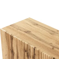 Vetrinetta 60x183h cm 1 anta moderna cannettato quercia Essence