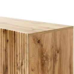 Vetrinetta 60x183h cm 1 anta moderna cannettato quercia Essence