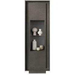 Vetrinetta 67x197h cm 1 anta moderna antracite Deluxe